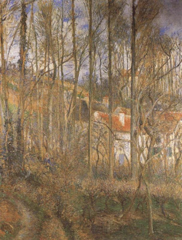 Camille Pissarro La Cotedes Boeufs at the Hermitage near Pontoise Spain oil painting art